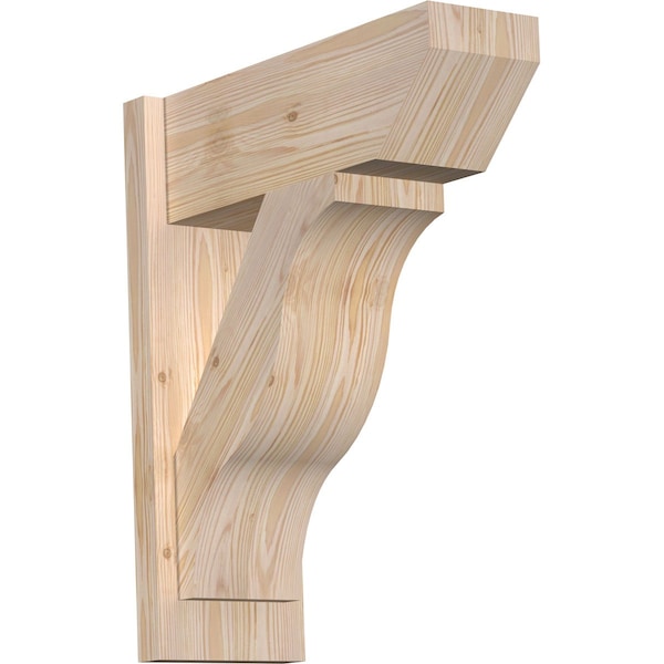 Ekena Millwork Funston Slat Smooth Outlooker, Douglas Fir, 7 1/2"W x 20"D x 24"H OUT08X20X24FST06SDF - main